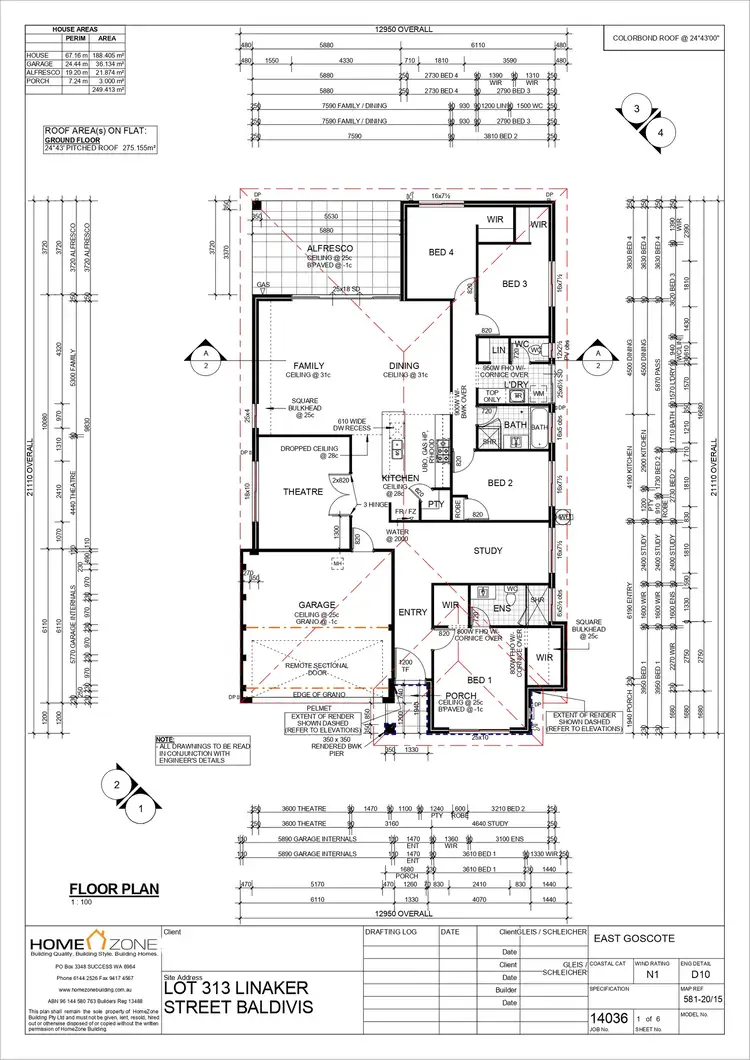 Floorplan of Homely house listing, 10 Linaker Street, Baldivis WA 6171