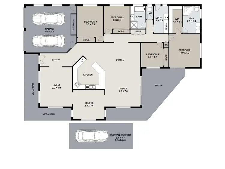 Floorplan of Homely house listing, 2 Gemma Court, Capalaba QLD 4157