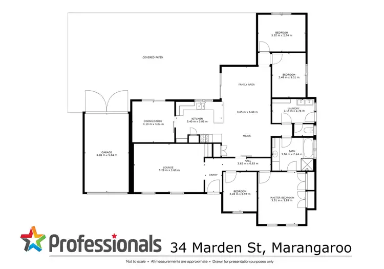 Floorplan of Homely house listing, 34 Marden Street, Marangaroo WA 6064