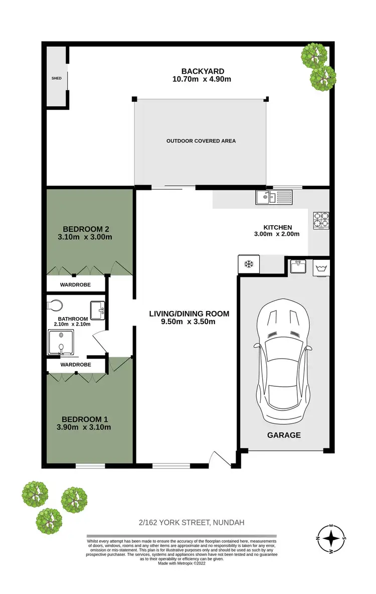Floorplan of Homely villa listing, 2/162 York Street, Nundah QLD 4012