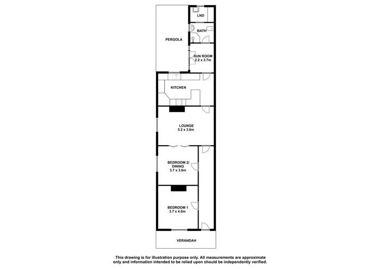 Floorplan of Homely house listing, 1/1A Crouch Street, Mount Gambier SA 5290