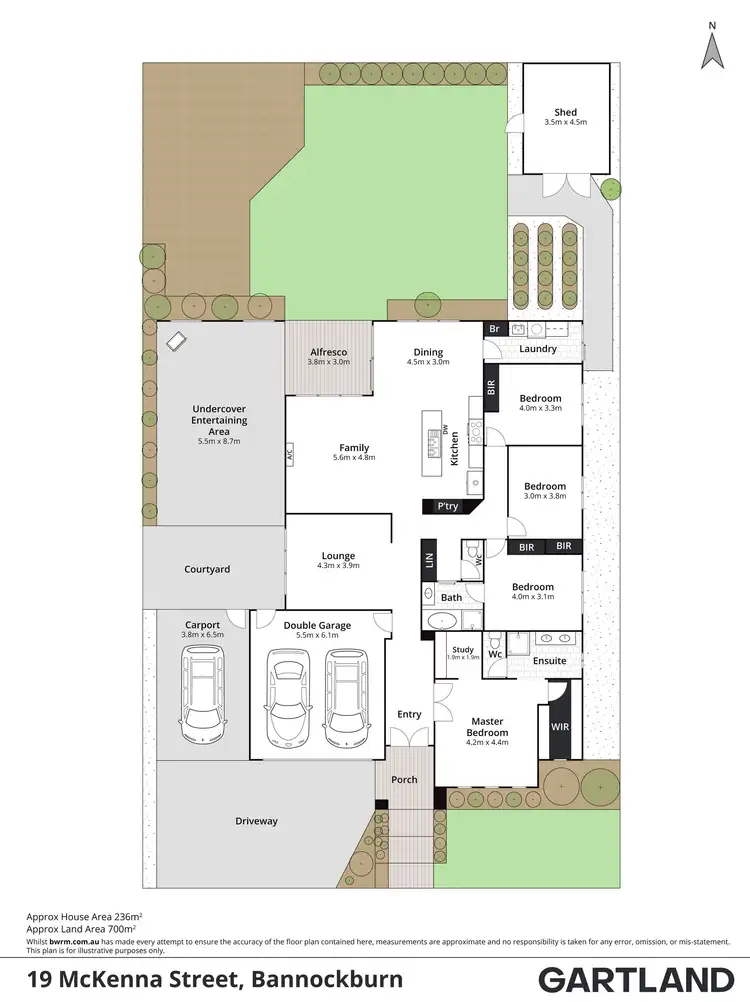 Floorplan of Homely house listing, 19 McKenna Street, Bannockburn VIC 3331
