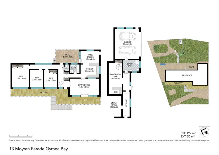 Floorplan of Homely house listing, 13 Moyran Parade, Grays Point NSW 2232