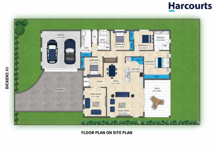 Floorplan of Homely house listing, 48 Dickens Avenue, Ooralea QLD 4740