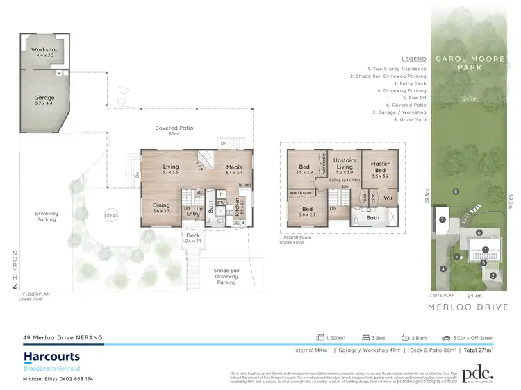 Floorplan of Homely house listing, 49 Merloo Drive, Nerang QLD 4211