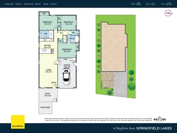 Floorplan of Homely house listing, 4 Skyline Avenue, Springfield Lakes QLD 4300