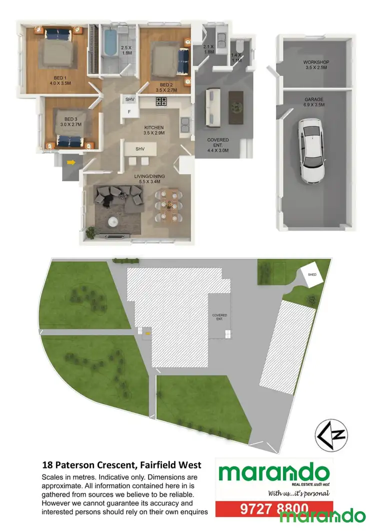 Floorplan of Homely house listing, 18 Paterson Crescent, Fairfield West NSW 2165