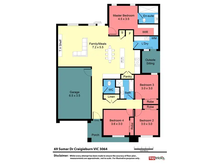 Floorplan of Homely house listing, 69 Sumar Drive, Mickleham VIC 3064