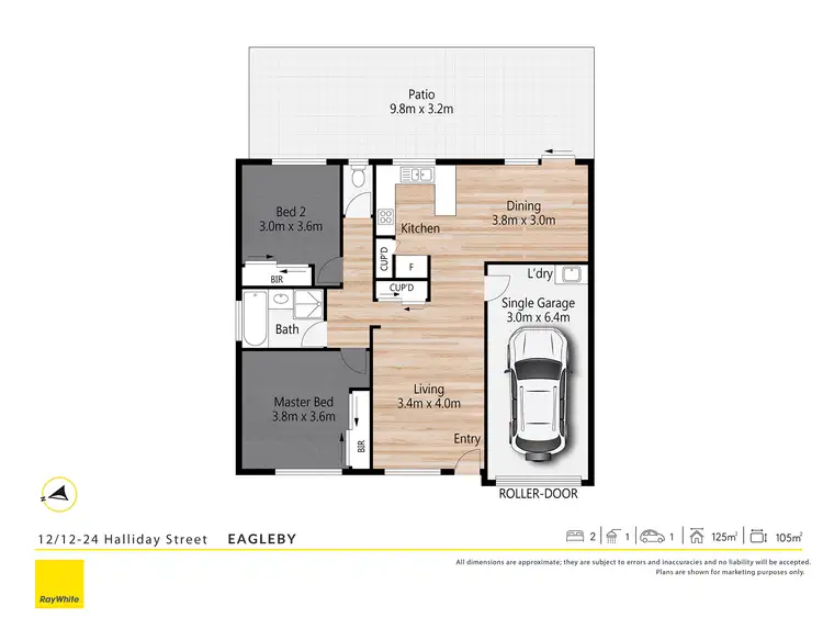 Floorplan of Homely house listing, 15/12-24 Halliday street, Eagleby QLD 4207