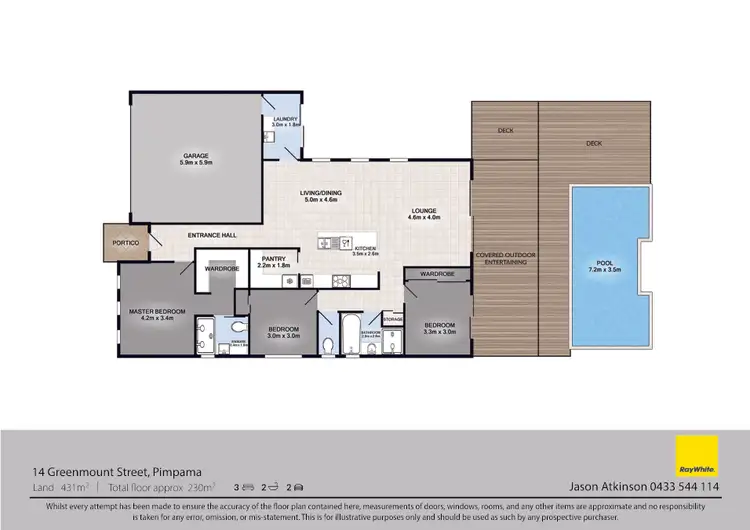 Floorplan of Homely house listing, 14 Greenmount Street, Pimpama QLD 4209