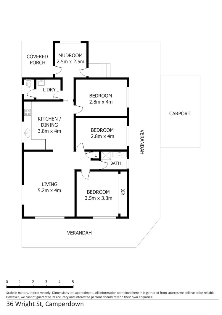 Floorplan of Homely house listing, 36 Wright Street, Camperdown VIC 3260