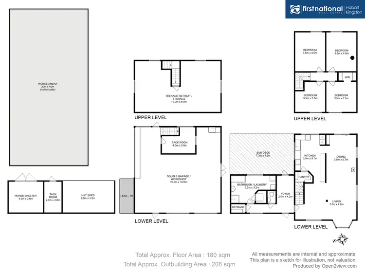 Floorplan of Homely house listing, 20 Hopfields Road, Margate TAS 7054