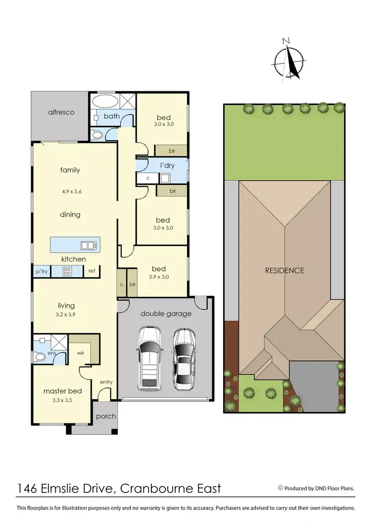 Floorplan of Homely house listing, 146 Elmslie Drive, Cranbourne East VIC 3977