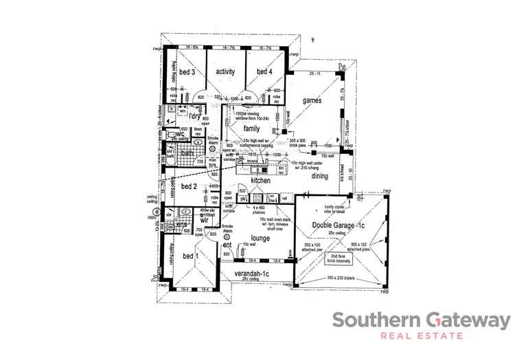 Floorplan of Homely house listing, 11 Unicorn Street, Bertram WA 6167
