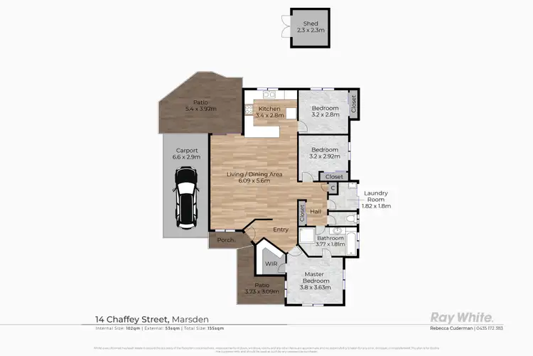 Floorplan of Homely house listing, 14 Chaffey Street, Marsden QLD 4132