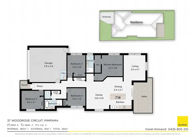 Floorplan of Homely house listing, 37 Woodrose Circuit, Pimpama QLD 4209