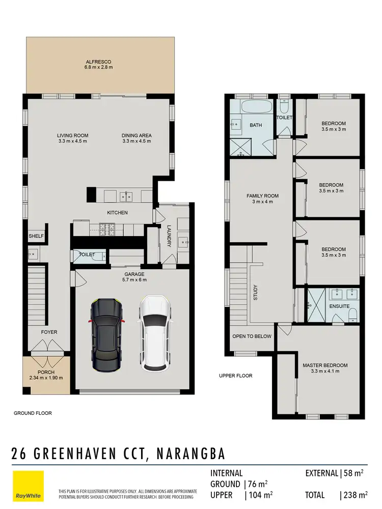 Floorplan of Homely house listing, 26 Greenhaven Circuit, Narangba QLD 4504