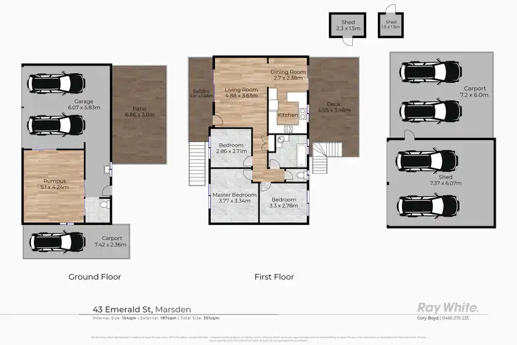 Floorplan of Homely house listing, 43 Emerald Street, Marsden QLD 4132