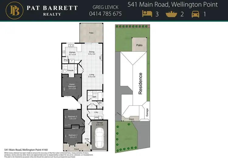 Floorplan of Homely house listing, 541 Main Road, Wellington Point QLD 4160