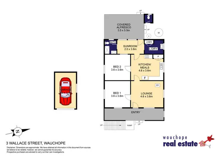 Floorplan of Homely house listing, 3 Wallace Street, Wauchope NSW 2446