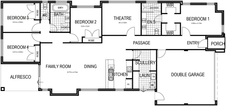 Floorplan of Homely house listing, 2 Moraine Street, Baldivis WA 6171