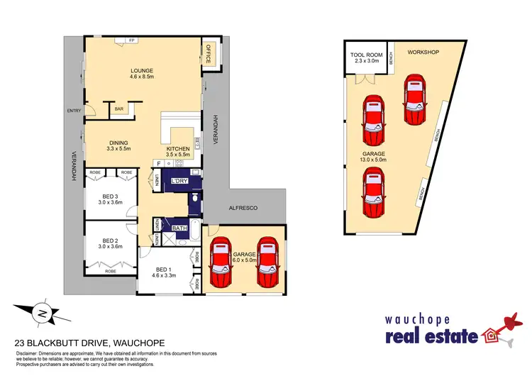 Floorplan of Homely house listing, 23 Blackbutt Drive, Wauchope NSW 2446