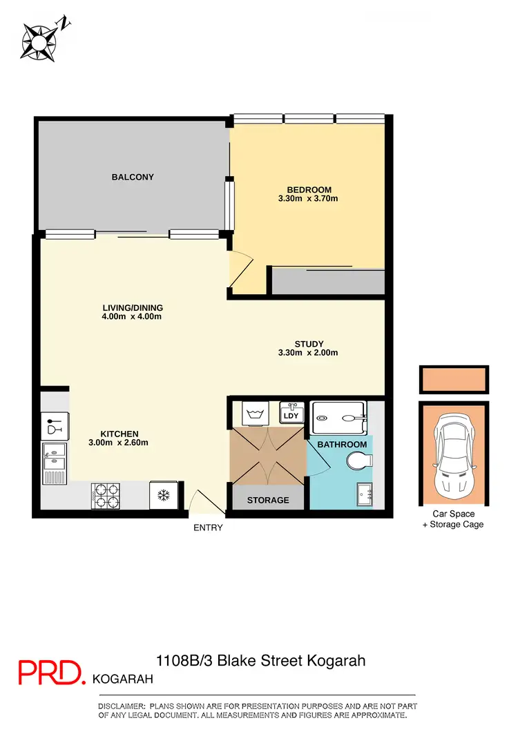 Floorplan of Homely apartment listing, 1108/3 Blake Street, Kogarah NSW 2217
