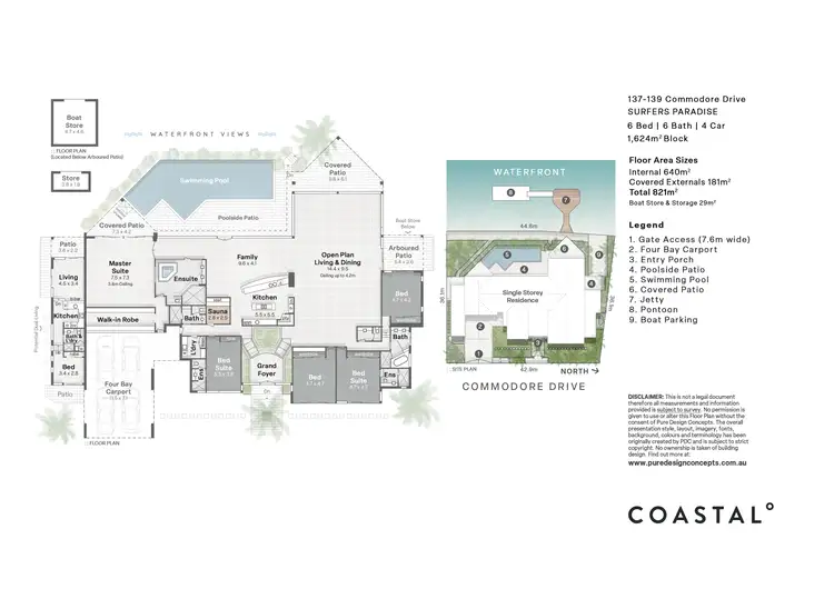 Floorplan of Homely house listing, 137-139 Commodore Drive, Paradise Waters QLD 4217