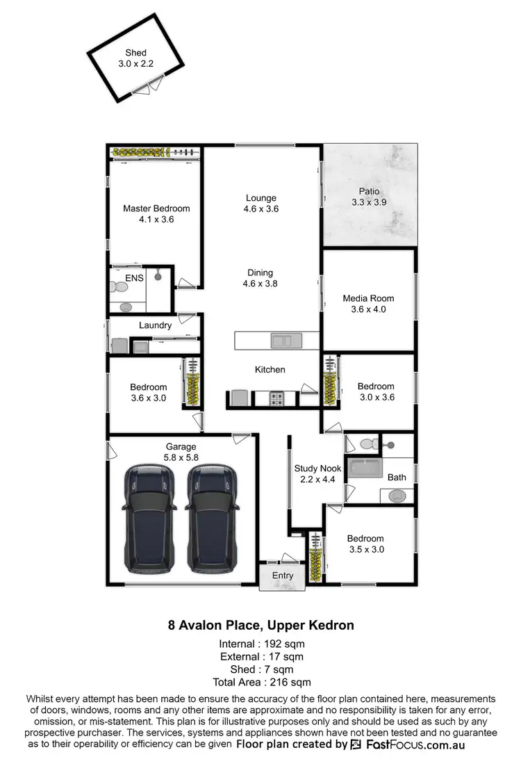Floorplan of Homely house listing, 8 Avalon Place, Upper Kedron QLD 4055