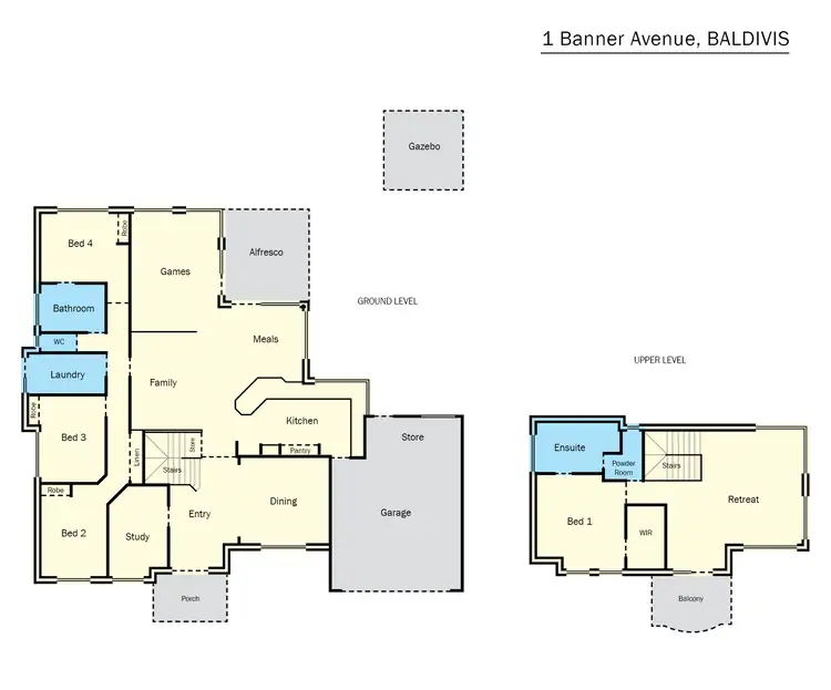 Floorplan of Homely house listing, 1 Banner Avenue, Baldivis WA 6171