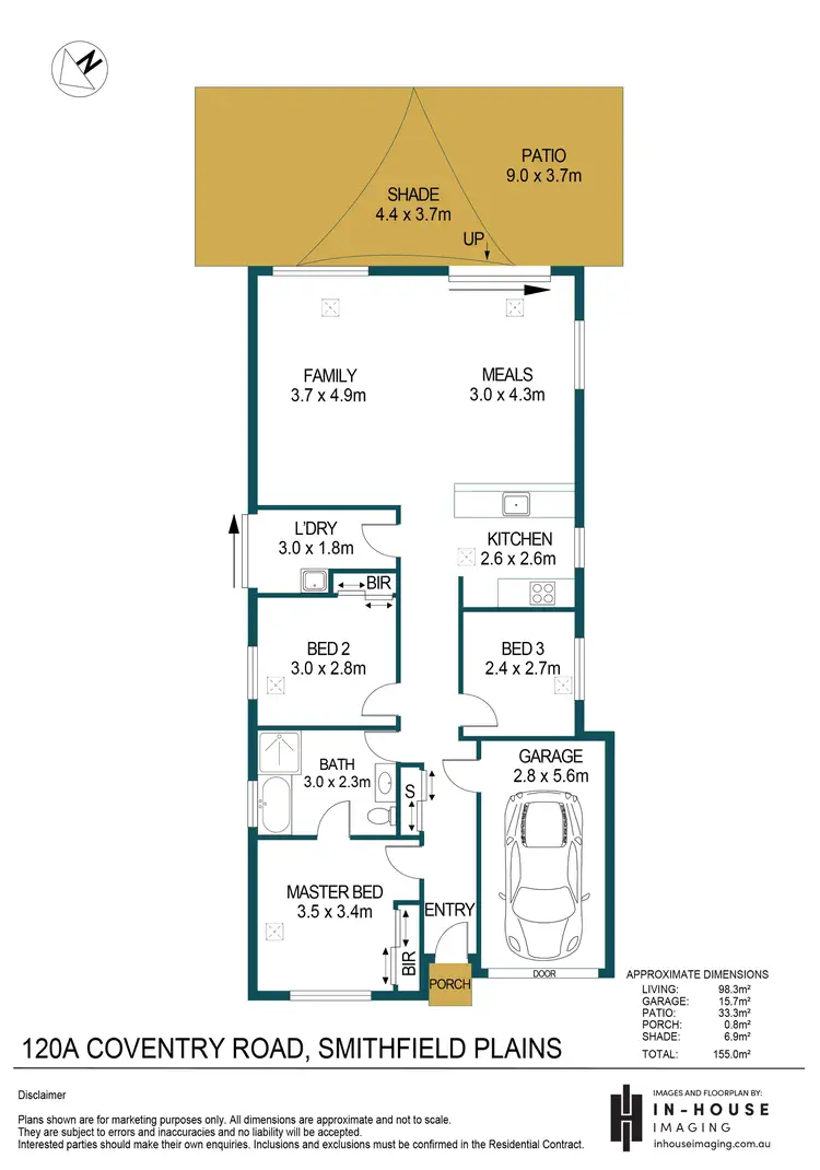 Floorplan of Homely house listing, 120A Coventry Road, Smithfield Plains SA 5114