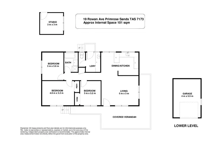 Floorplan of Homely house listing, 19 Rowan Avenue, Primrose Sands TAS 7173