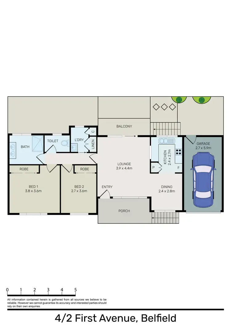 Floorplan of Homely villa listing, 4/2 First Avenue, Belfield NSW 2191