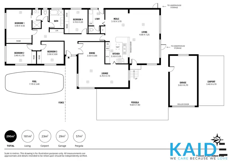 Floorplan of Homely house listing, 41 Landseer Crescent, Dernancourt SA 5075
