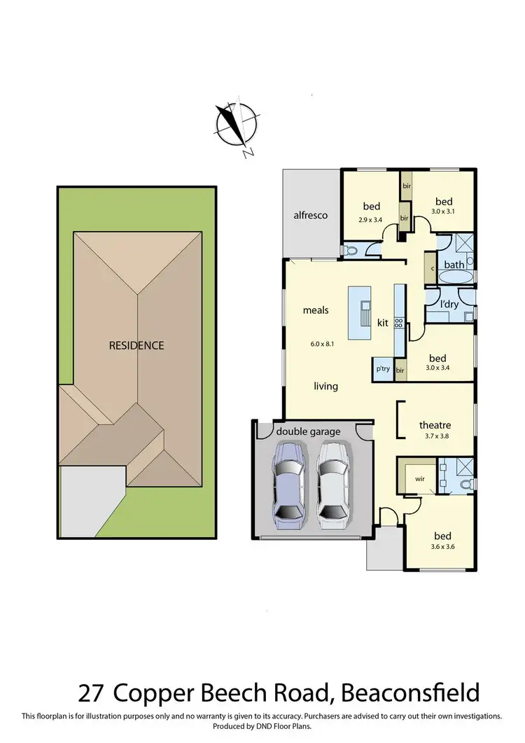 Floorplan of Homely house listing, 27 Copper Beech Road, Beaconsfield VIC 3807