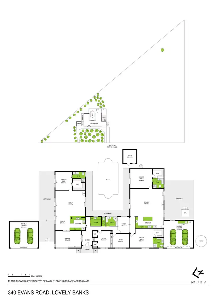 Floorplan of Homely house listing, 340 Evans Road, Lovely Banks VIC 3213