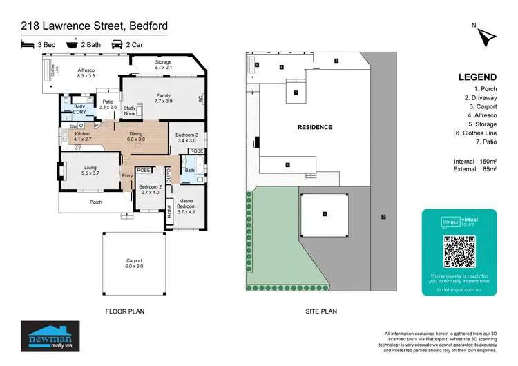 Floorplan of Homely house listing, 218 Lawrence Street, Bedford WA 6052