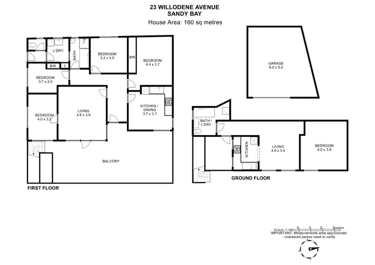 Floorplan of Homely house listing, 23 Willowdene Avenue, Sandy Bay TAS 7005