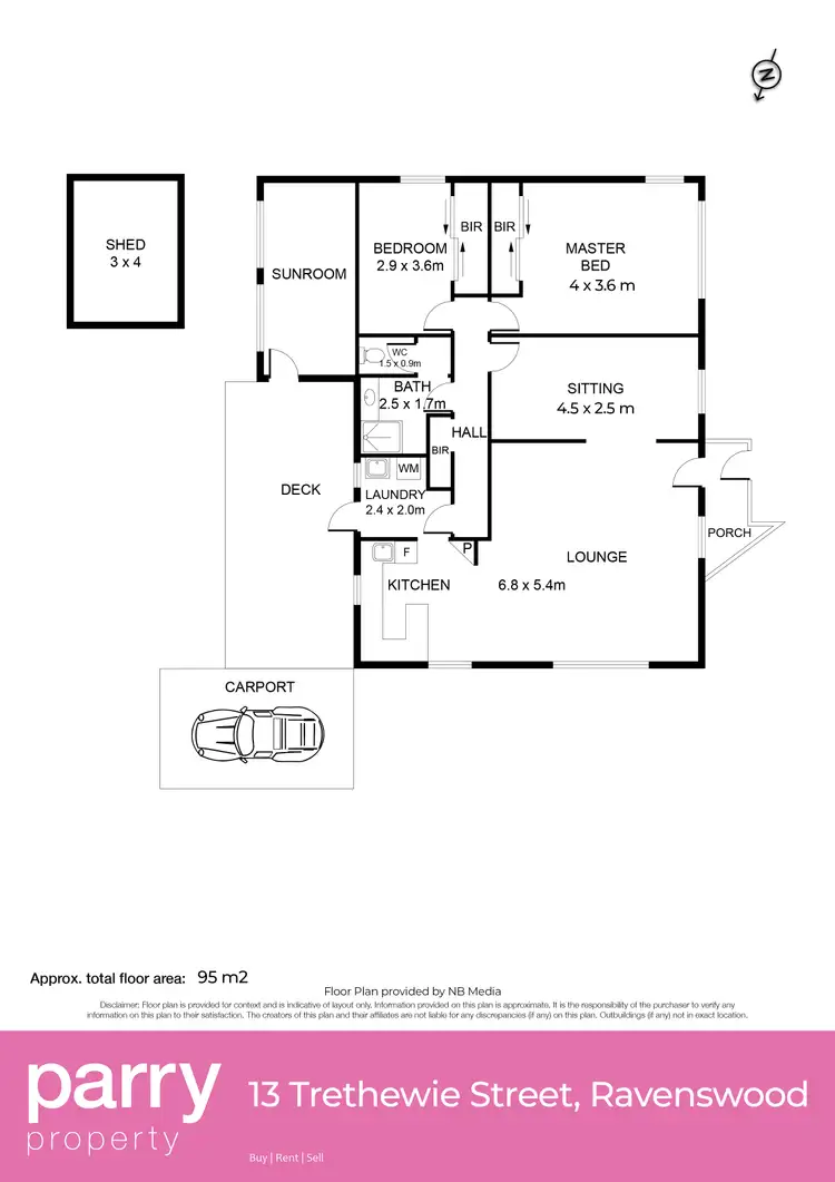 Floorplan of Homely house listing, 13 Trethewie Street, Ravenswood TAS 7250