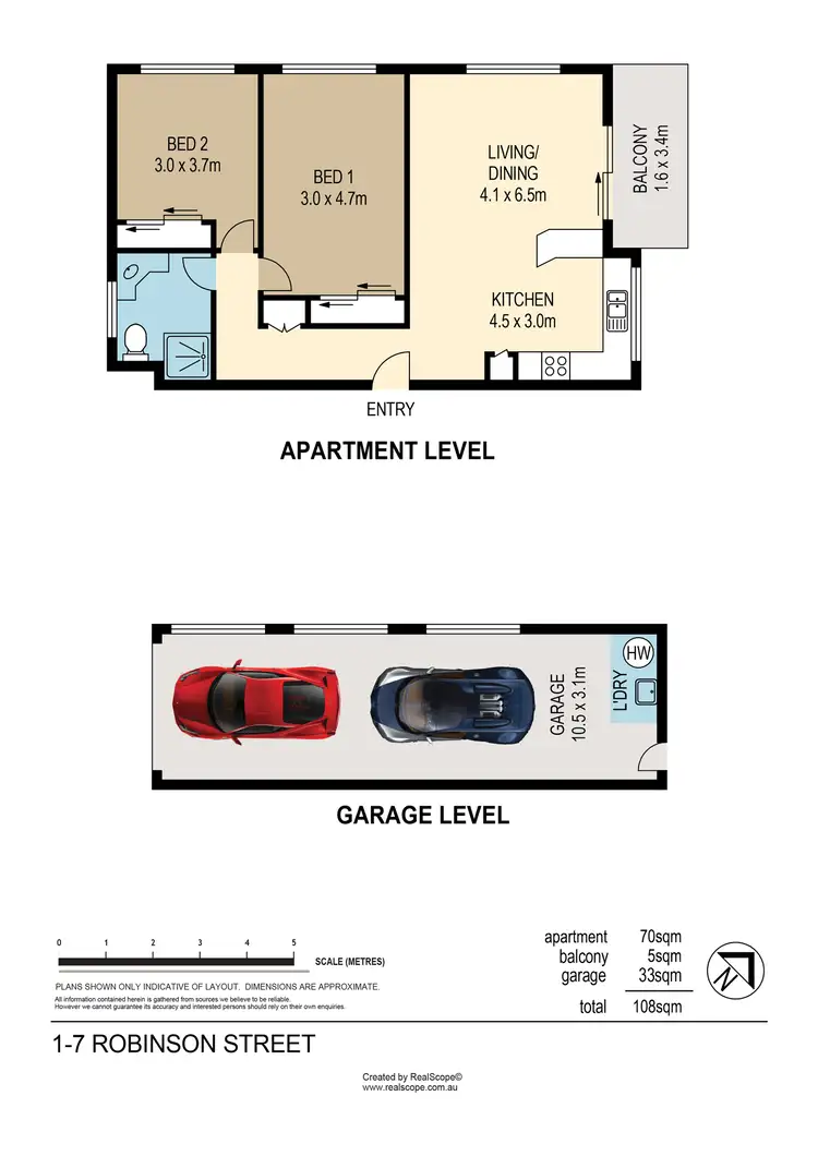 Floorplan of Homely apartment listing, 1/7 Robinson Street, Coorparoo QLD 4151