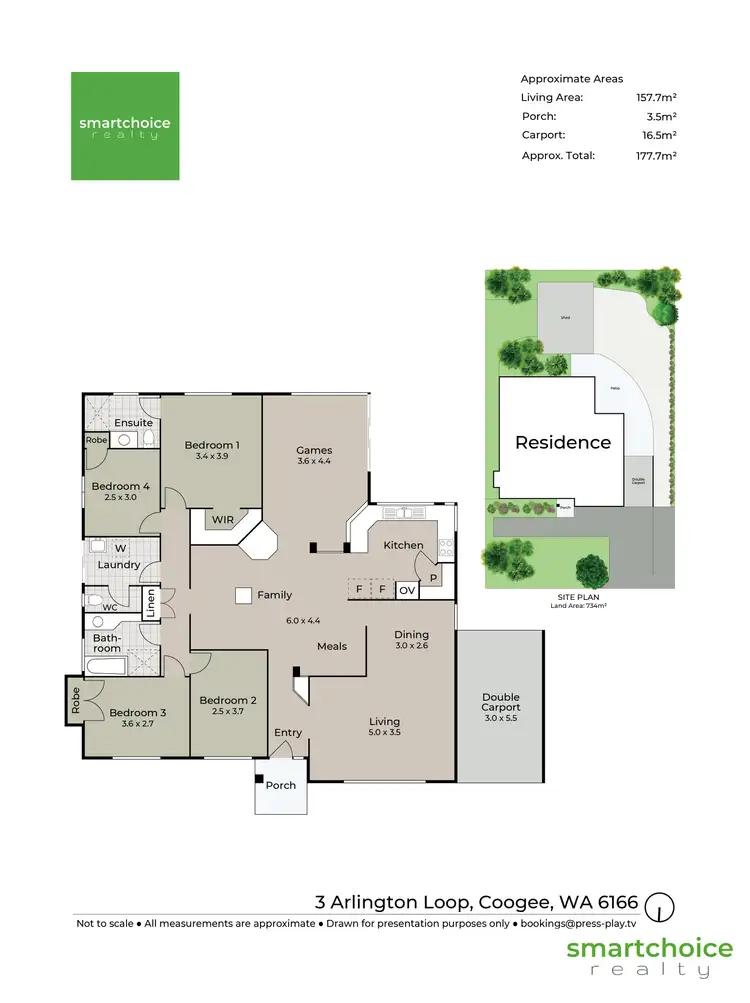 Floorplan of Homely house listing, 3 Arlington Loop, Coogee WA 6166