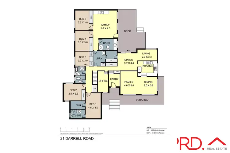Floorplan of Homely house listing, 21 Darrell Road, Tamworth NSW 2340