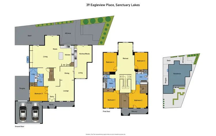 Floorplan of Homely house listing, 39 Eagleview Place, Sanctuary Lakes VIC 3030