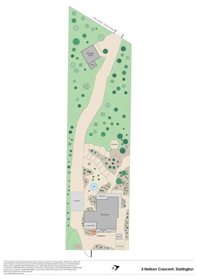 Floorplan of Homely house listing, 3 Neilson Crescent, Darlington WA 6070