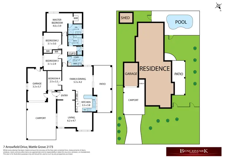 Floorplan of Homely house listing, 20/100 Arrowfield Drive, Wattle Grove NSW 2173