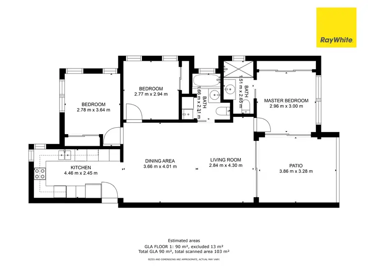 Floorplan of Homely apartment listing, 3/33 Villa Street, Annerley QLD 4103
