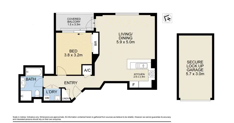 Floorplan of Homely apartment listing, 289/158-166 Day Street (289-295 Sussex St), Sydney NSW 2000