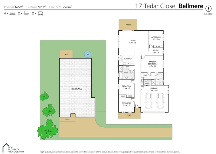 Floorplan of Homely house listing, 17 Tedar Close, Bellmere QLD 4510
