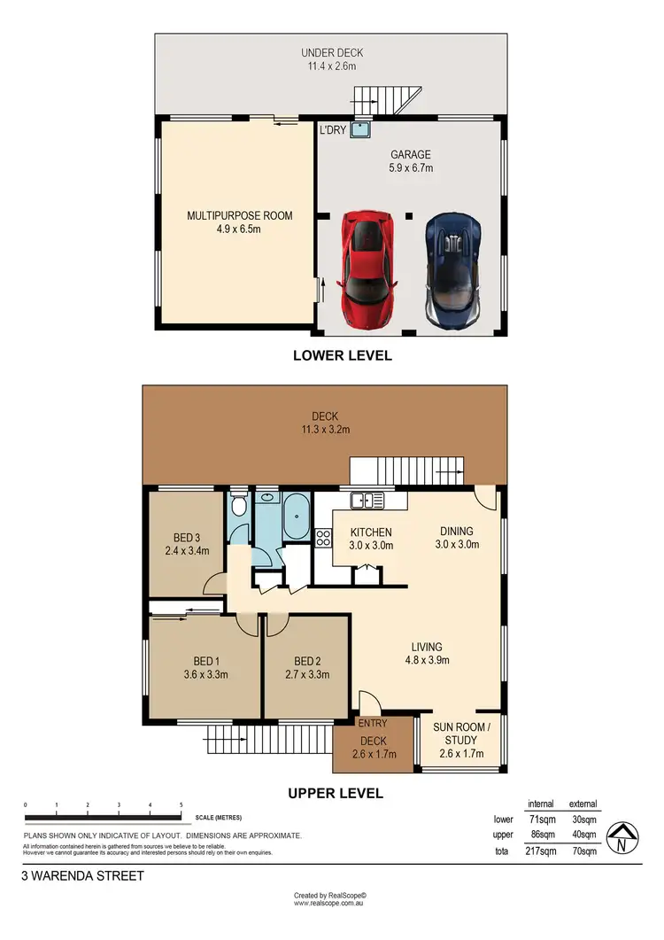 Floorplan of Homely house listing, 3 Warenda Street, Carina Heights QLD 4152