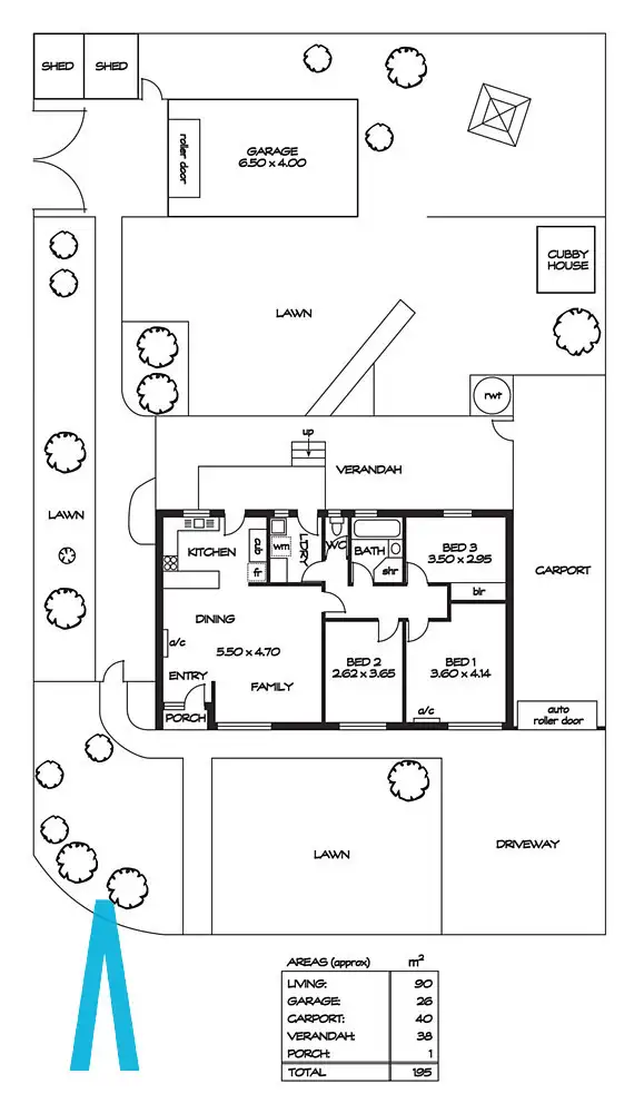 Floorplan of Homely house listing, 21 Yutara Avenue, Ingle Farm SA 5098